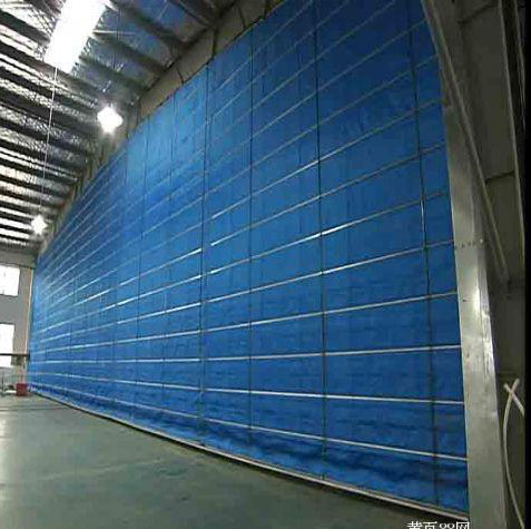 超高度的無機布防火卷簾門